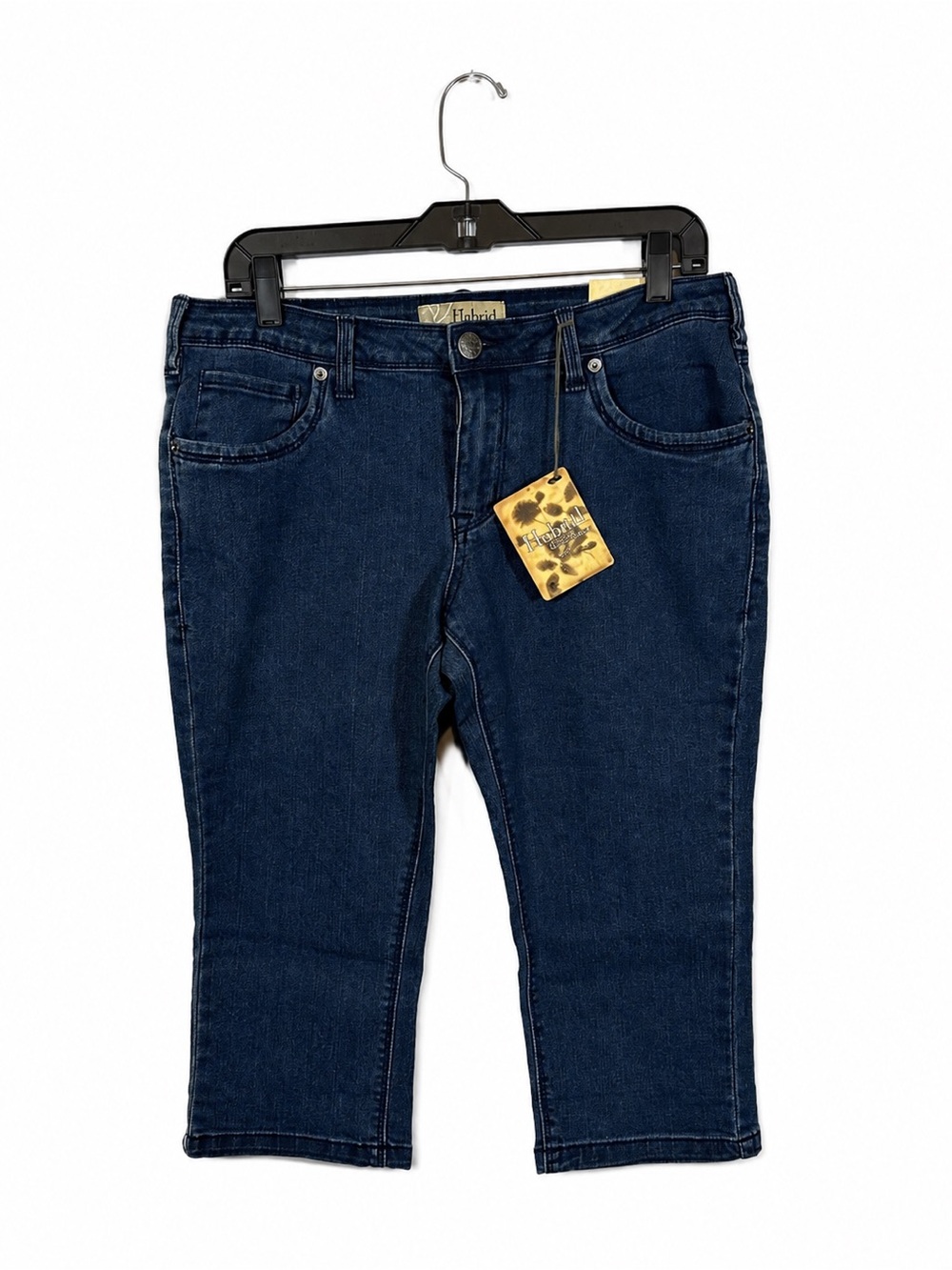 HYBRID Stretch Cropped Jeans Juniors Size 13 Clean Girl 90s Casual School Jeans